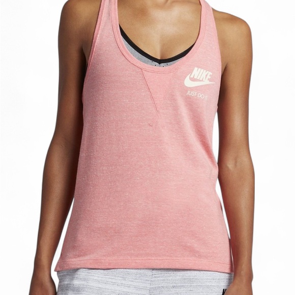 Nike Tops - Nike Pink Sleeveless Athletic Tank Top